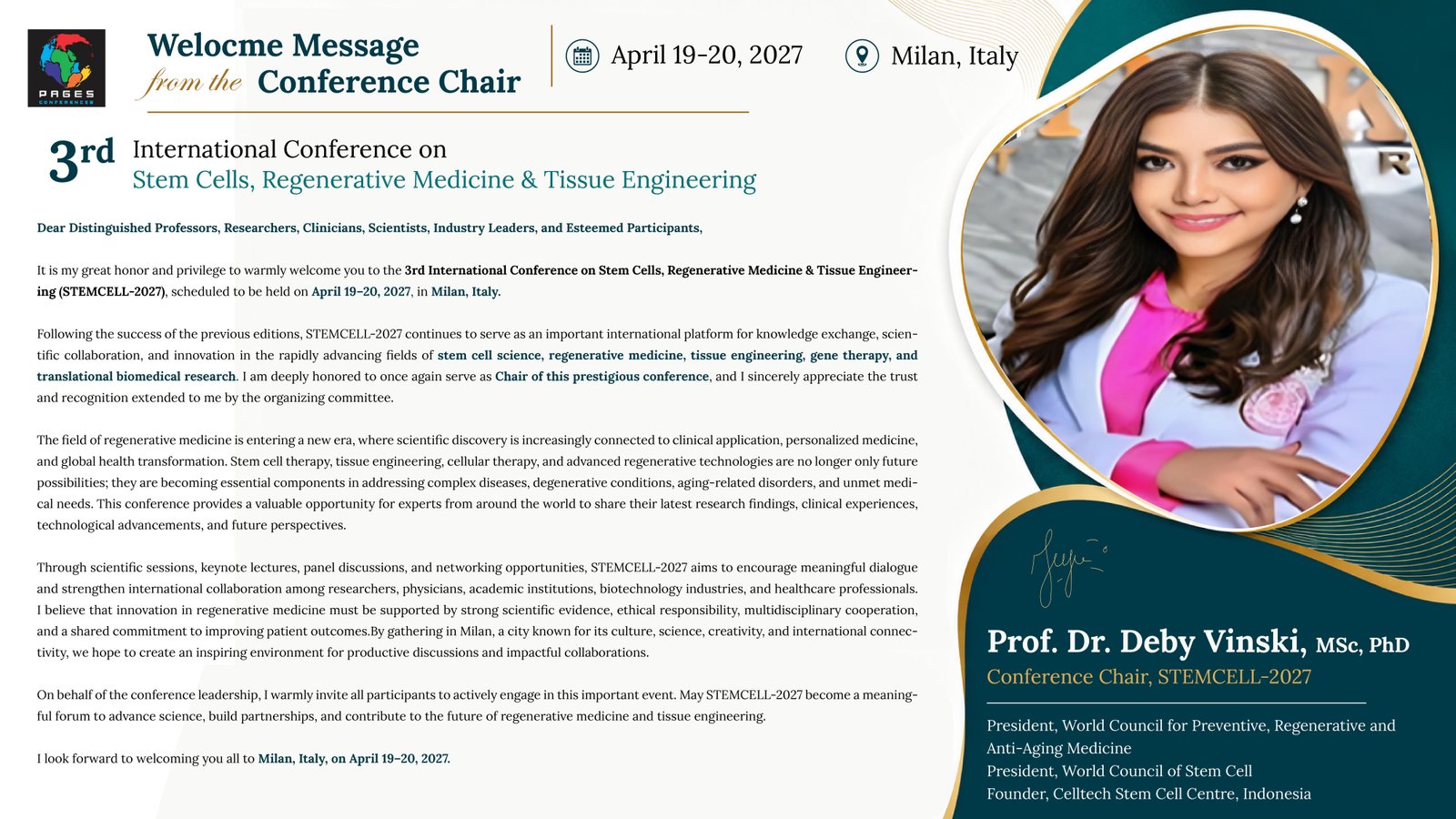 Conference Chair Dr. Angela Nwabuzor Ikeme